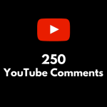 buy 250 yt comments