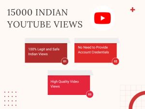 The top box says "15000 INDIAN YOUTUBE VIEWS".