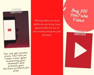 Buy 500 YouTube Views