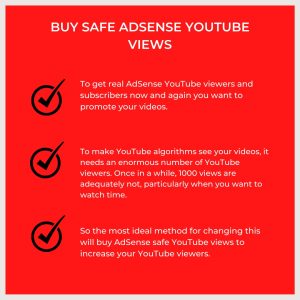 Buy Safe AdSense YouTube Views