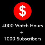 Buy 4000 YouTube Watch Hours & 1000 Subscribers for Complete Channel Growth