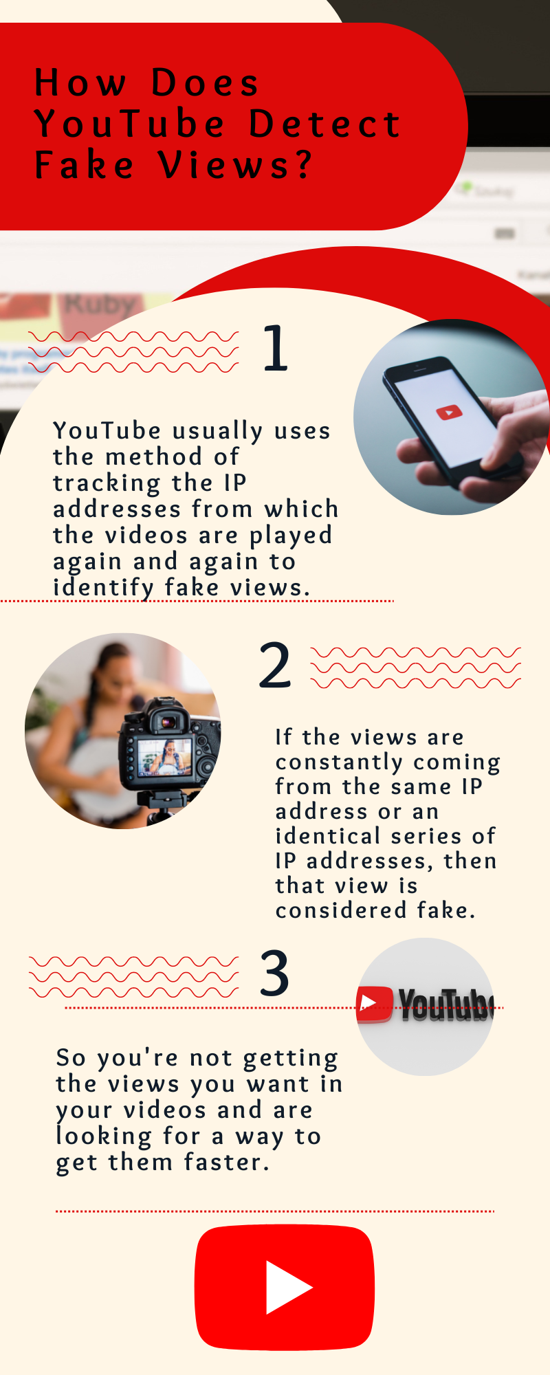 How does YouTube catch fake views?