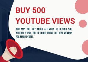 Buy 500 YouTube Views