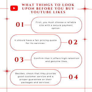 Checklist of things to consider before buying YouTube likes.
