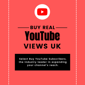 Advertisement for buying YouTube views UK