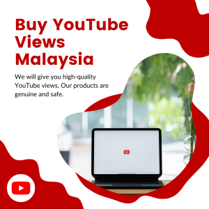Text in the image says “Buy YouTube Views Malaysia. We will give you high-quality YouTube views.