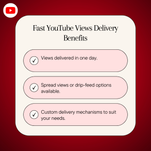 Benefits of fast YouTube views delivery.