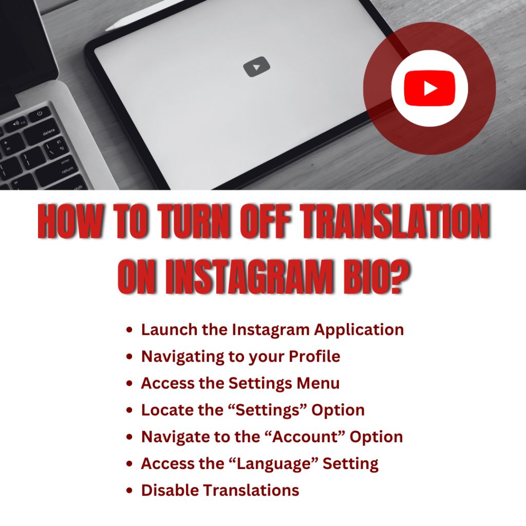 Step-by-step guide on how to turn off translation on Instagram bio.
