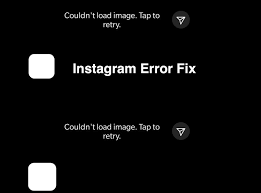 Instagram Direct Message Image Loading Error - Tap to Retry