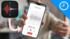 iPhone screen showing steps to record audio from YouTube