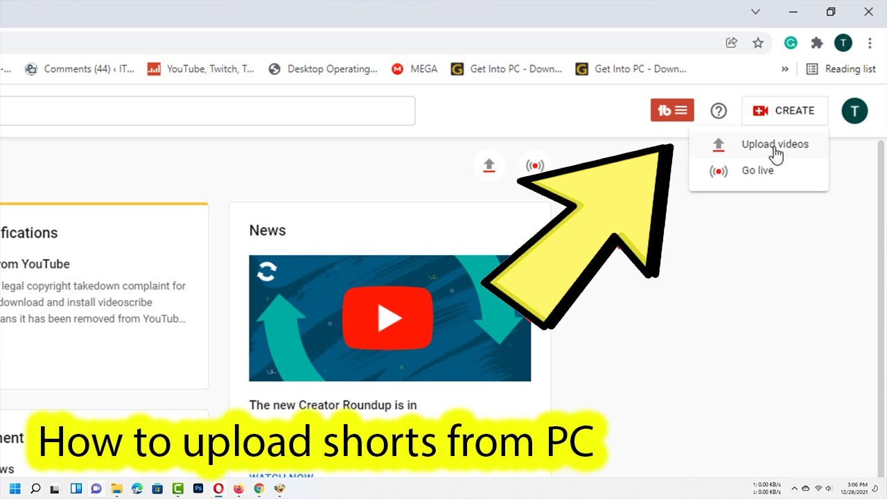 A person sitting in front of a computer, editing a video for YouTube Shorts.