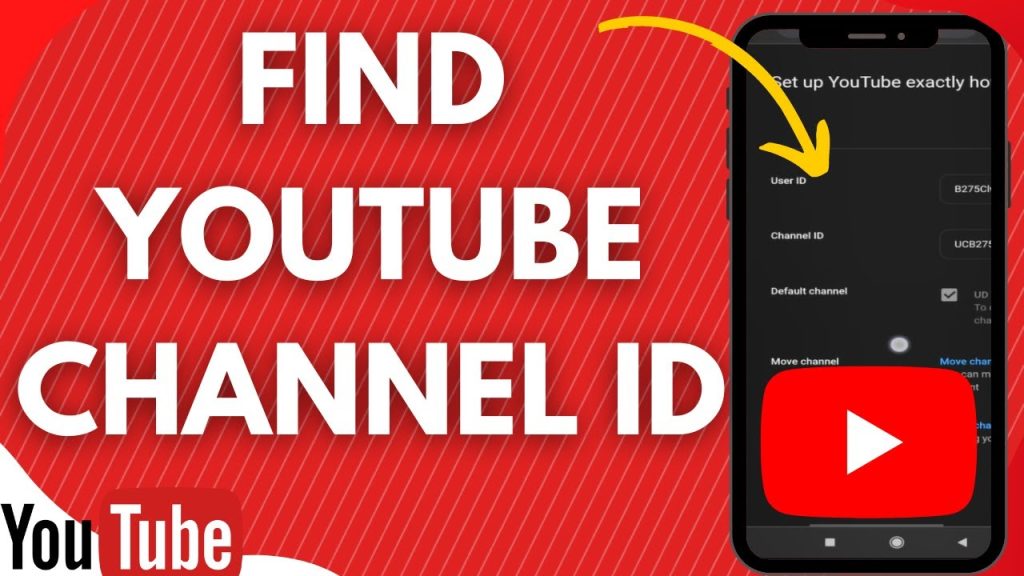 Mobile phone displaying YouTube app with search bar