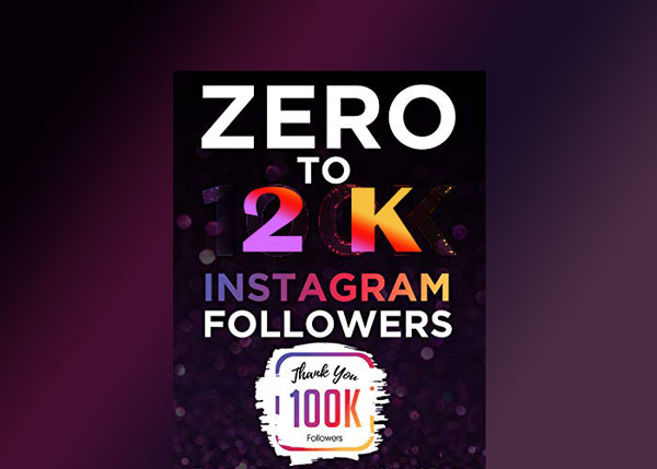 Smartphone displaying Instagram app with follower count at 2,000.