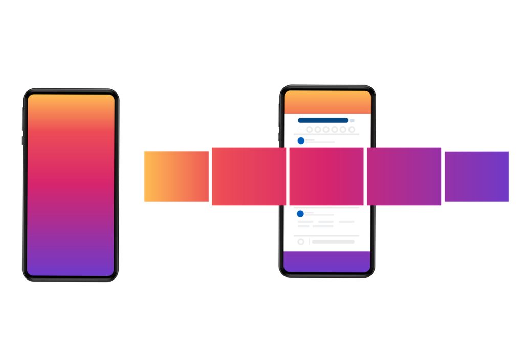 A smartphone displaying the Instagram app with a follower count of 10k.