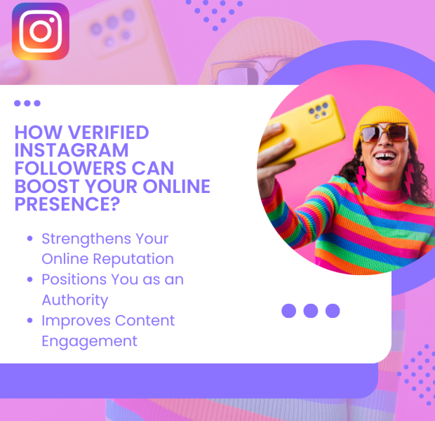 How Verified Instagram Followers Can Boost Your Online Presence A graphic titled "How Verified Instagram Followers Can Boost Your Online Presence?".
