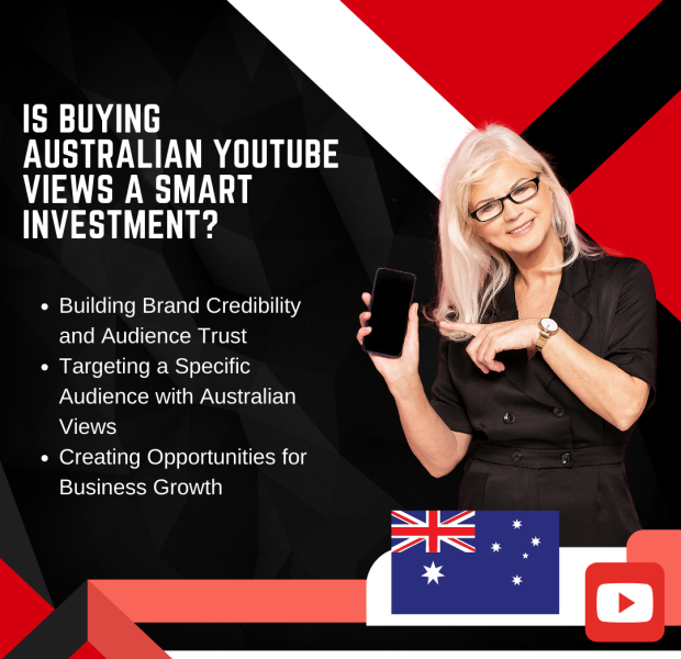 Is Buying Australian YouTube Views a Smart Investment The text reads, "Is Buying Australian YouTube Views a Smart Investment?"