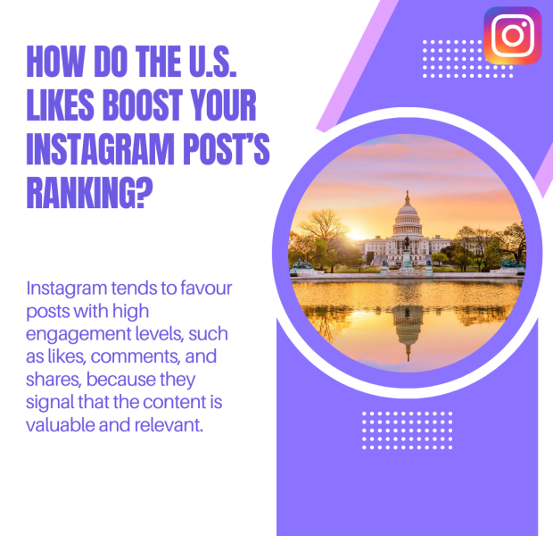 How Do The U.S. Likes Boost Your Instagram Post’s Ranking The post explains how U.S. likes can help boost an Instagram post’s ranking by increasing engagement.