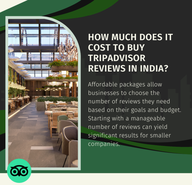 How Much Does It Cost to Buy Tripadvisor Reviews in IndiaHow Much Does It Cost to Buy Tripadvisor Reviews in India Interior of a restaurant with modern design, showing tables and chandeliers. Text: How much does it cost to buy Tripadvisor reviews in India?
