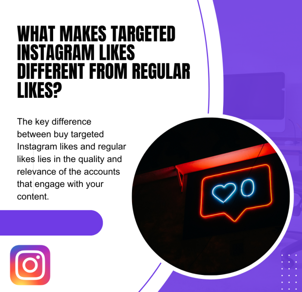 What Makes Targeted Instagram Likes Different from Regular Likes The bold black text reads, "What Makes Targeted Instagram Likes Different from Regular Likes?".
