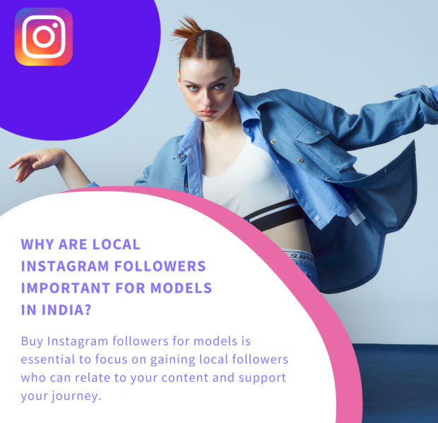 Why Are Local Instagram Followers Important for Models in India The bold purple text reads, "Why Are Local Instagram Followers Important for Models in India?".