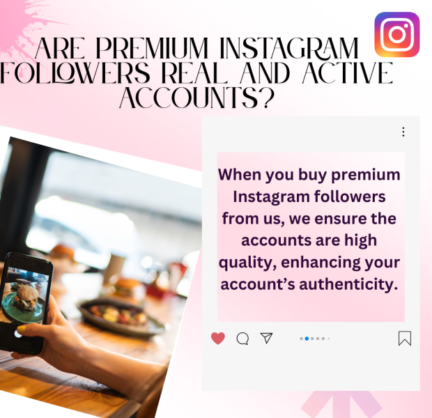 Are Premium Instagram Followers Real and Active Accounts Information on whether premium Instagram followers are real and active accounts, emphasizing high-quality followers.