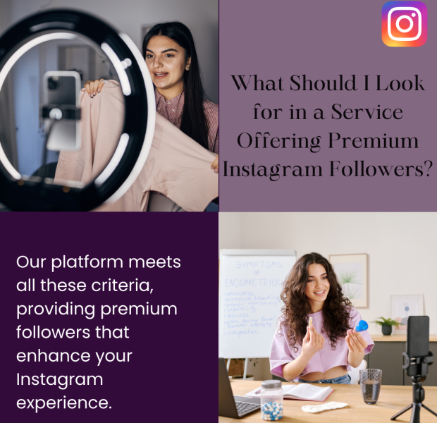 What Should I Look for in a Service Offering Premium Instagram Followers Key factors to consider when choosing a service offering premium Instagram followers, emphasizing enhanced Instagram experience.